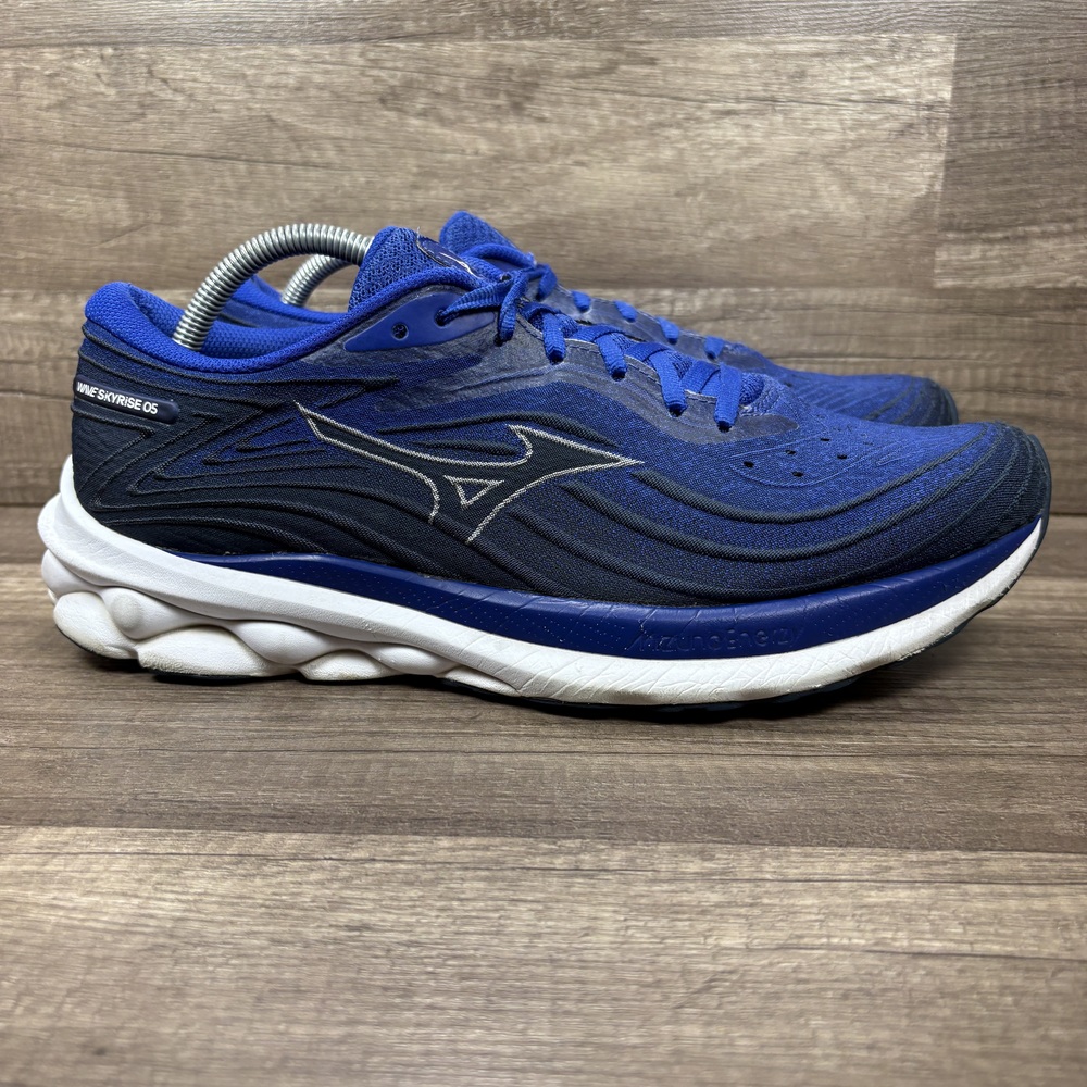 Mizuno Wave Skyrise 9 Blue Mens US Size 10.5 EUR 425 J1GC240903 Running Shoes